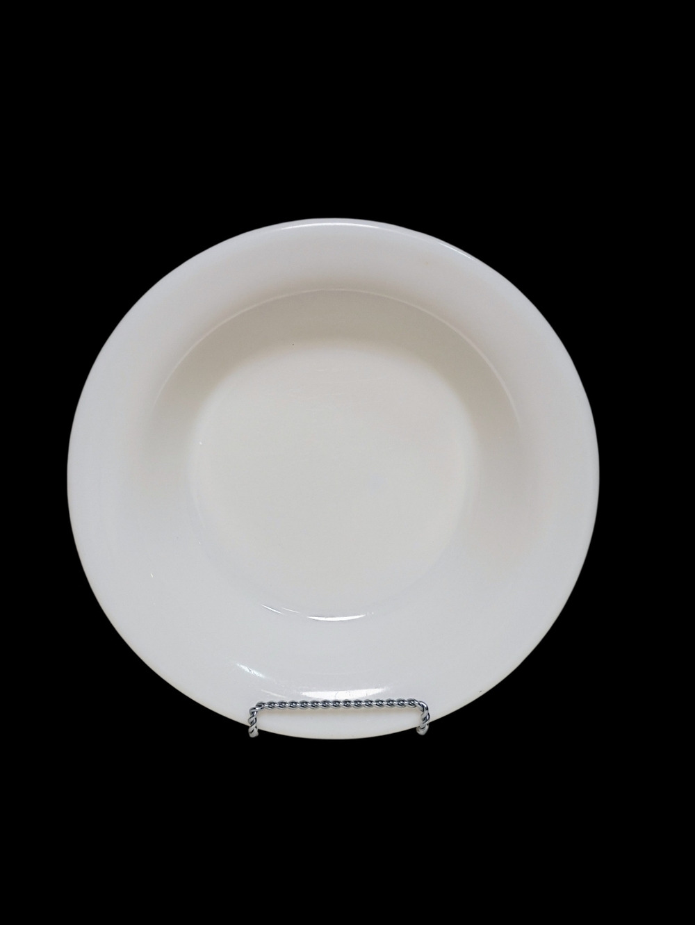 Vintage CORNING Military Dish T.M. REG 10"x2" WWII Milk Glass Militaria American